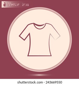 Vector icon T-shirt 