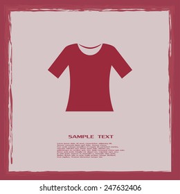 Vector icon T-shirt 