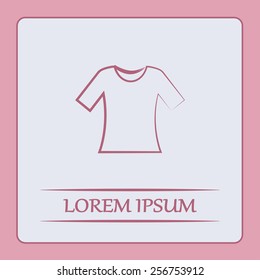 Vector icon T-shirt 