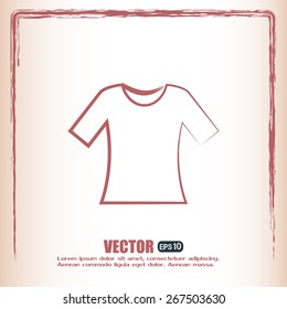 Vector icon T-shirt 