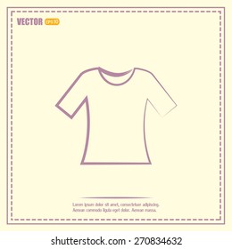 Vector icon T-shirt 