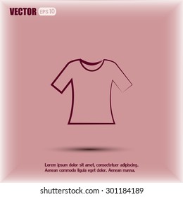 Vector icon T-shirt 