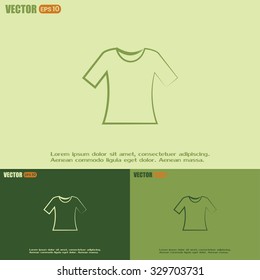 Vector icon T-shirt 