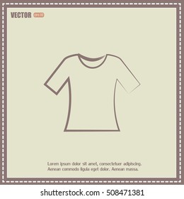Vector icon T-shirt 