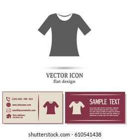 Vector icon T-shirt 