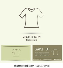 Vector icon T-shirt 