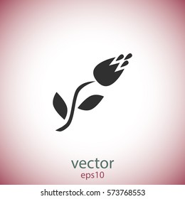 Vector icon tulip