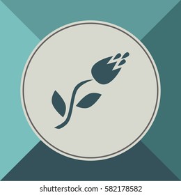 Vector icon tulip
