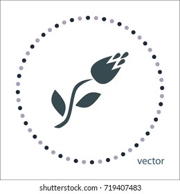 Vector icon tulip