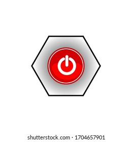 
vector icon turn off for eps 10