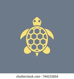 Vector icon of Turtle. Eps-10.