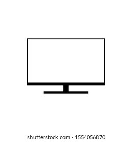 Vector icon of TV. Television symbol icon on eps 10