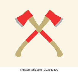 A vector icon of two crossed axes