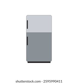 vector icon a two door refrigerator
