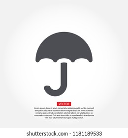 Vector icon umbrella 10 EPS