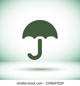 Vector icon umbrella 10 EPS