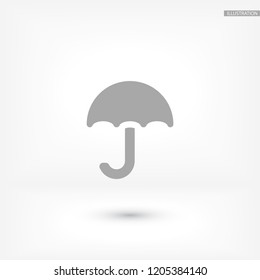Vector icon umbrella 10 EPS