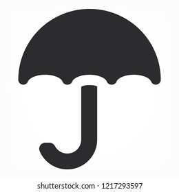 Vector icon umbrella 10 EPS