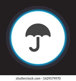 Vector icon umbrella 10 EPS . Lorem Ipsum Illustration design