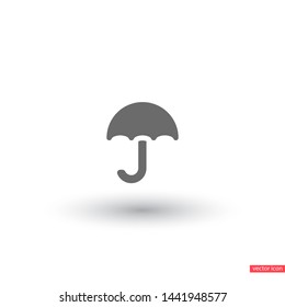 Vector icon umbrella 10 EPS . Lorem Ipsum Illustration design