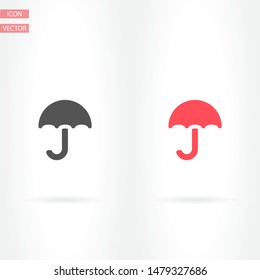 Vector icon umbrella 10 EPS . Lorem Ipsum Illustration design
