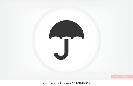 Vector icon umbrella 10 EPS . Lorem Ipsum Illustration design
