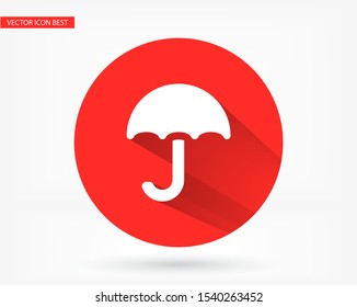 Vector icon umbrella 10 EPS . Lorem Ipsum Illustration design