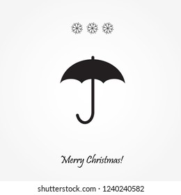 Vector icon umbrella