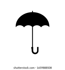 Paraguas de icono del vector. Iconos de símbolos planos aislados en fondo blanco