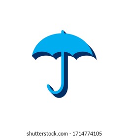 Vector icon umbrella
isometric. 3d  sign isolated on white background.