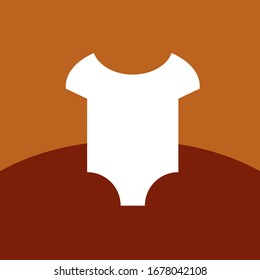 A vector icon of an undershirt