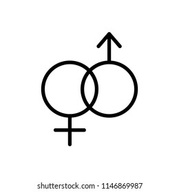 Vector icon for unisex