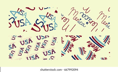 Vector icon of USA