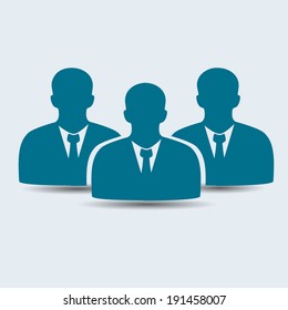 vector icon user group icon, Business Team Icon