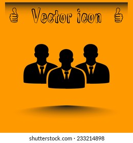 vector icon user group icon, Business Team Icon