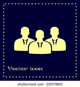 vector icon user group icon, Business Team Icon