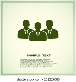 vector icon user group icon, Business Team Icon