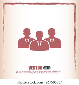 vector icon user group icon, Business Team Icon