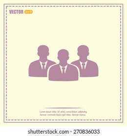vector icon user group icon, Business Team Icon