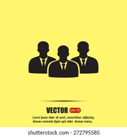 vector icon user group icon, Business Team Icon