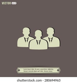 vector icon user group icon, Business Team Icon