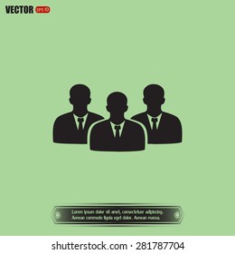 vector icon user group icon, Business Team Icon