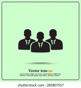 vector icon user group icon, Business Team Icon