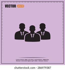 vector icon user group icon, Business Team Icon