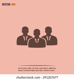 vector icon user group icon, Business Team Icon