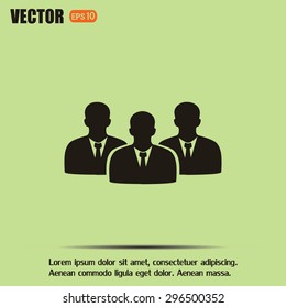 vector icon user group icon, Business Team Icon
