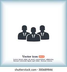 vector icon user group icon, Business Team Icon