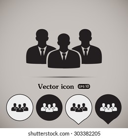 vector icon user group icon, Business Team Icon