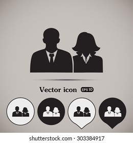 vector icon User group icon, Business Team Icon