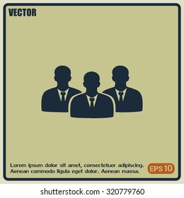 vector icon user group icon, Business Team Icon